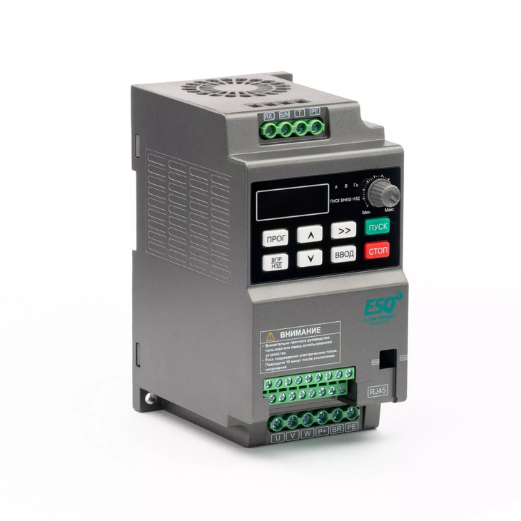 Частотный преобразователь ESQ-230-2S-2.2K 2.2кВт, 220В - фото №1
