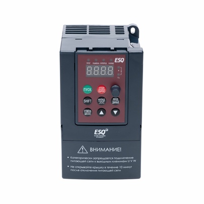 Частотный преобразователь ESQ-A200-2S0007 0.75кВт 200-260В (для однофазного двигателя) - фото товара №1