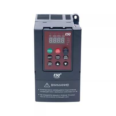Частотный преобразователь ESQ-A200-2S0037 3.7кВт 200-260В (для однофазного двигателя) - фото товара №1