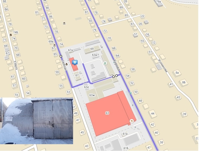 Схема проезда к складу ПромМоторс