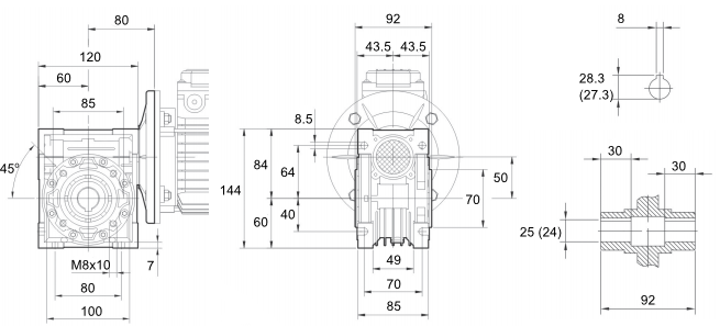 Схема корпуса NMRW 050