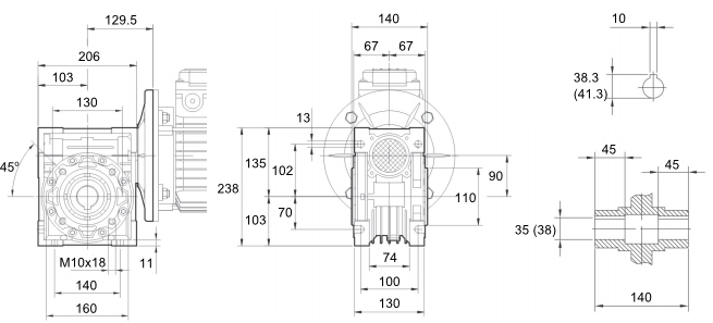 Схема корпуса NMRW 090