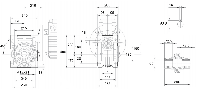 Схема корпуса NMRW 150