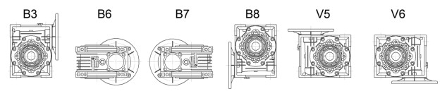 Варианты монтажа NMRW