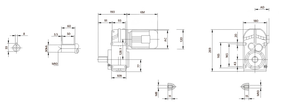 Чертеж корпуса FA47