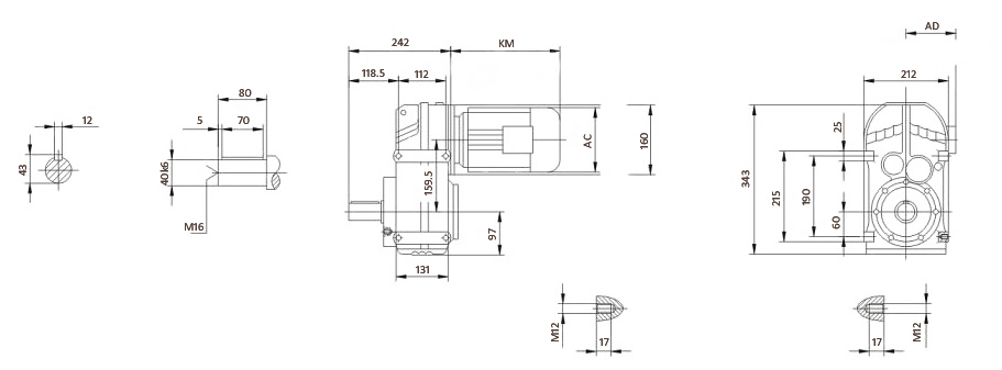 Чертеж корпуса FA67