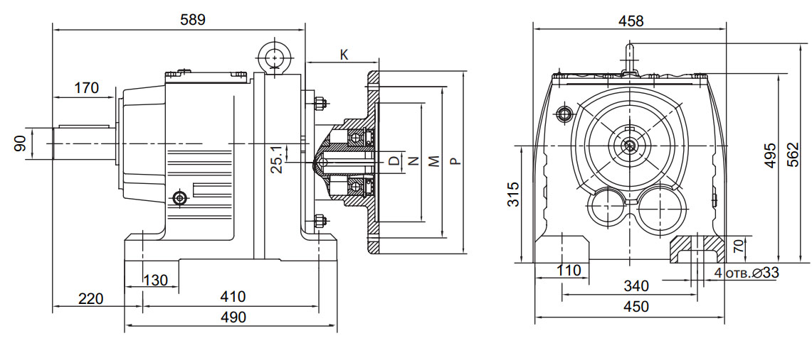 Чертеж корпуса R137