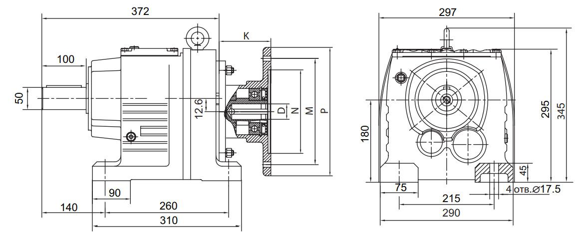 Чертеж корпуса R87