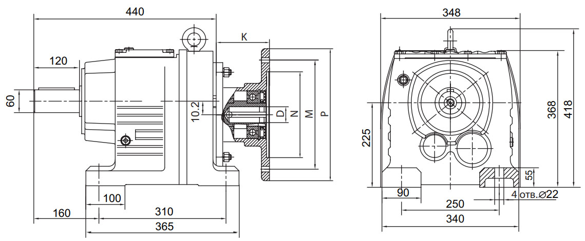 Чертеж корпуса R97