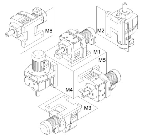 Монтажные позиции серии R